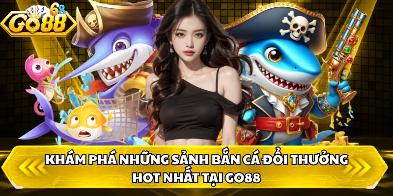 Khám phá những sảnh bắn cá đổi thưởng hot nhất tại GO88 